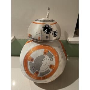 Disney Store Authentic BB-8 Plush Droid Star Wars The Force Awakens Movable Head
